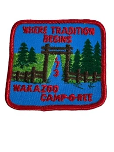 BSA Wakazoo Camporee 1973 Wo Tradition beginnt Patch Michigan Pfadfinder - Bild 1 von 12