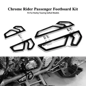Empire Driver Passenger Floorboards Foot Peg Chrome Fit For Harley Street Gllide - Picture 1 of 13