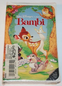 NEW VHS Walt Disney’s Classic Bambi Black Diamond The Classics Video - Imagen 1 de 4