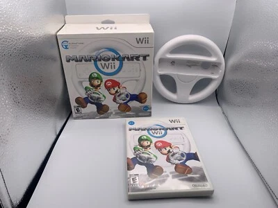 Mario Kart Wii Nintendo Wii Big Box Bundle Complete **Free Canadian Shipping! - Image 1 of 4