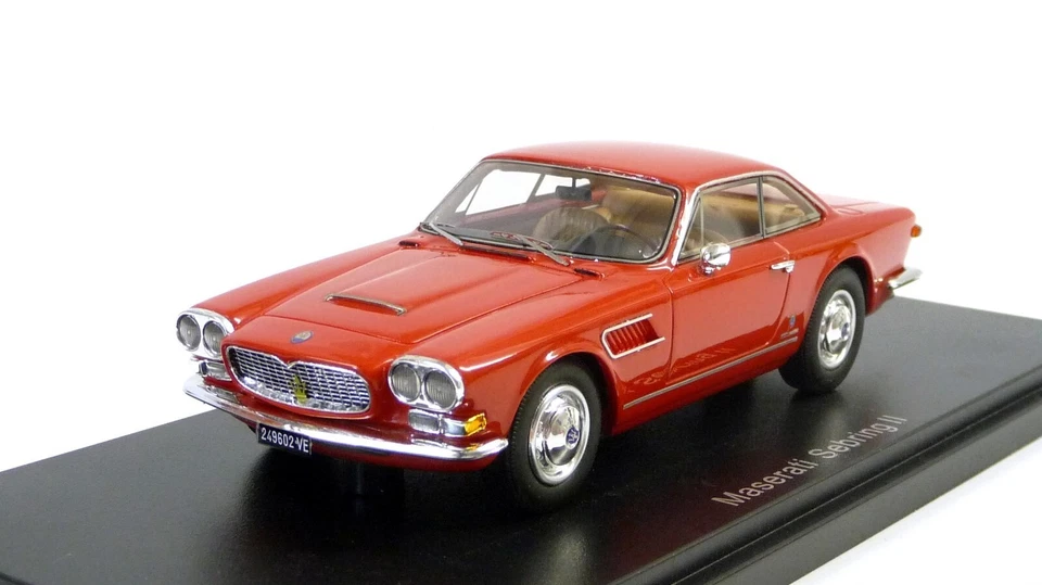 1 43 NEOSCALE Maserati Sebring 2-Series 1964 Red NEO49602 Modellbau