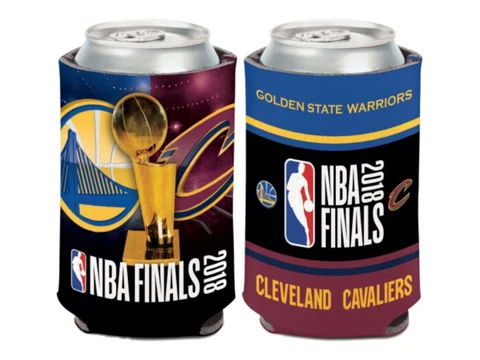 Golden State Warriors Cleveland Cavaliers 2018  Finals Dueling Can Cooler Cover