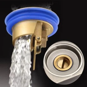 Way Valve Shower Drainer Floor Drain Anti Odor Drain Cover Sewer Strainer Plug - Picture 1 of 12