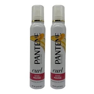 2 Pack Pantene Curl Defining Mousse Level 5 Maximum Hold 6.6 oz Discontinued HTF - Picture 1 of 9