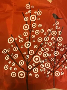 Target Wiederverwendbare Einkaufstasche doppelseitig selten rot Shop Vogelbaum umweltfreundlich - Bild 1 von 6
