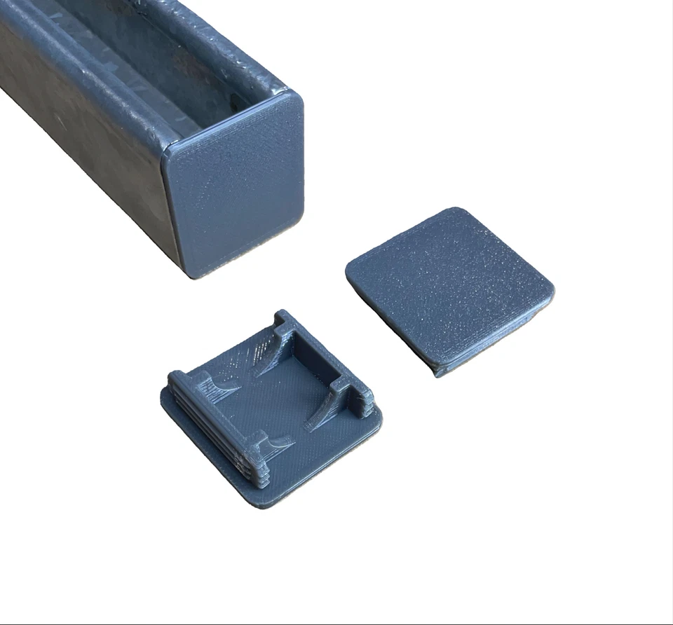 Strut Channel End Cap  1-5/8" x 1-5/8,  Gauge 12, Unistrut Plug, P1000, B22 - Image 1 of 1