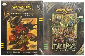Warmachine Prime Remix and Pirates of the Broken Coast -Softcover. New Old Stock - Picture 1 of 2