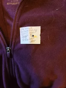 Tek Gear Essential Gear Full Zip Women's Plus 2XL 2X Purple Hooded Jacket - Picture 1 of 3