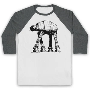 AT-AT WALKER STAR ALL TERRAIN ARMORED TRANSPORT WARS 3/4 SLEEVE BASEBALL TEE - Picture 1 of 8