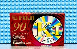 FUJI K I 90 TYPE I LEERKASSETTE TAPE (1) (VERSIEGELT) - Bild 1 von 3