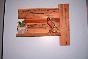 HOLZ WANDBILD Wandbehang Eichenholz Fashioned by NATURE 17 3/8 x 14 1/4 - Bild 1 von 4