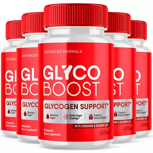 Glyco Boost Advanced Blood Support Natural Glyco Formula Supplement 300 Capsules - Picture 1 of 9