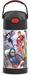 FUNTAINER Water Bottle with Straw - 12 Ounce - Kids Stainless Steel Vacuum Insul - Picture 1 of 52
