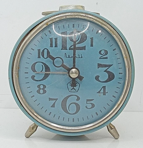 Alarm Clock Vityaz Collectible Decorative Made in USSR Vintage Rare Soviet Era Cover
