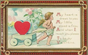 VALENTINE'S DAY - My Heart Is Drawn To You Postcard - Bild 1 von 2