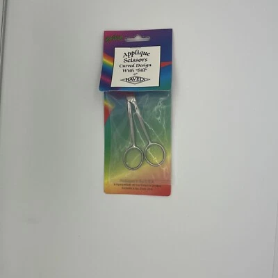 Havel’s Applique Scissors 6"  Curved Design With “bill” Stainless Steel - Image 1 of 3