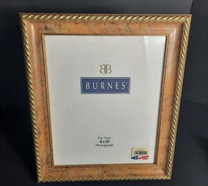 Burnes of Boston Gold Border Photo Picture Frame 8x10 New  242180 - Picture 1 of 5