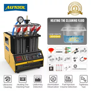 AUTOOL CT160 Ultrasonic Fuel Injector Cleaner Tester Heating Cleaning Machine - Picture 1 of 20