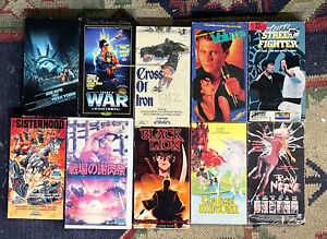 Cult Horror Sci-fi  VHS Video Tapes Lot Troma John Carpenter Martial Arts Anime