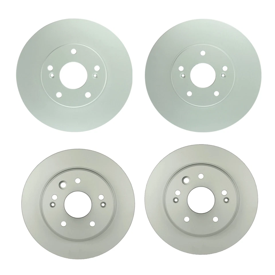 Kit de rotores de freno de disco Bosch QuietCast delanteros de 299 mm y traseros de 282 mm para Acura TL A/T Foto 1 de 1