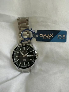 Reloj Hombre Omax Since 1946 DFS003 Plateado Totalmente Funcionando Sin Batería #861F - Imagen 1 de 1
