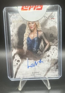 2018 Topps WWE Undisputed Lana On-Card Sigillato Auto #UA-LA - Foto 1 di 2