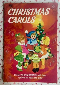 Vintage 1969 Whitman Christmas Carols Book for Piano, Organ, Guitar Arrangements - Imagen 1 de 11