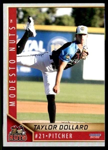 2021 Taylor Dollard MiLB Minor League Rookie Card Modesto Nuts - Picture 1 of 2