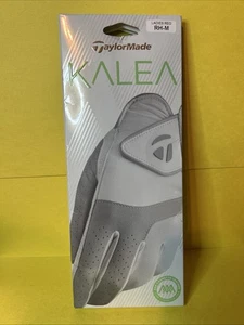 New TaylorMade TM19 Kalea Golf Gloves Ladies Regular Right Hand M White/Gray - Picture 1 of 5