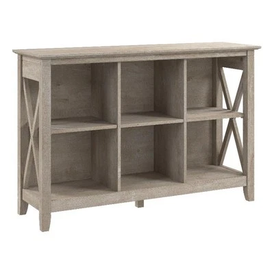 Key West 6 Cube Bookcase in Washed Gray - Engineered Wood - Image 1 of 4
