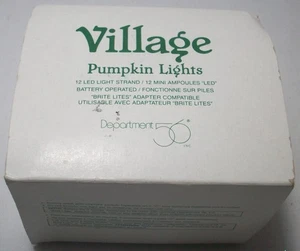 Abt. 56: Halloween Dorf Zubehör: LED KÜRBISLICHTER: MIB:NR - Bild 1 von 3