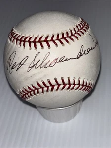 Red Schoendienst Signed Red Ink Baseball JSA Authenticated St Louis Cardinals - Picture 1 of 2