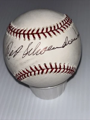 Red Schoendienst Signed Red Ink Baseball JSA Authenticated St Louis Cardinals - Image 1 of 2