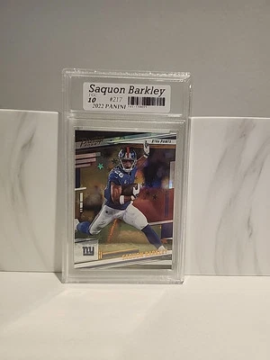 💎💎 2022 Panini ASTRAL - #217 Saquon Barkley 💎 GRADED FGC10 MINT 💎💎  - Image 1 of 2