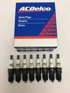 AC Delco Conventional Spark Plugs 41-601 - Pack of 8 Spark Plugs - Picture 1 of 2