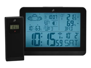 (G) Auriol Funk-Wetterstation, schwarz, NEU - Bild 1 von 1