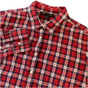 Brooks Brothers Girl’s Brushed Cotton Flannel Plaid Button Up Shirt Size 14 - Picture 1 of 15