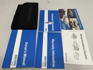 2024 Honda Civic Sedan Owners Manual With Case OEM - Picture 1 of 1
