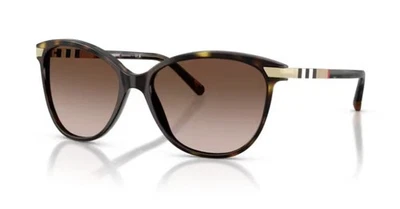 BURBERRY BE 4216 300213 Dark Havana Plastic Cat-eye Sunglasses Brown Gradient... - Image 1 of 4