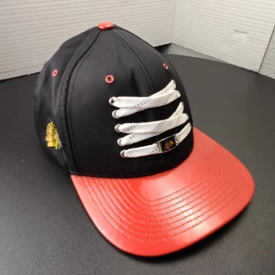 Chicago Blackhawks Zephyr Lacer Collection Melton Structured Snapback Hat Cap  - Image 1 of 4