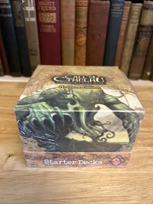 FFG CALL OF CTHULHU CCG ARKHAM EDITION STARTER 5 Mythos 5 Investigator SEALED - Image 1 of 4