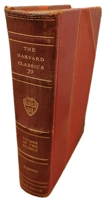 Charles Darwin : Voyage of the Beagle - 1909 - Harvard Classics - 1/4 Leather - Image 1 of 4