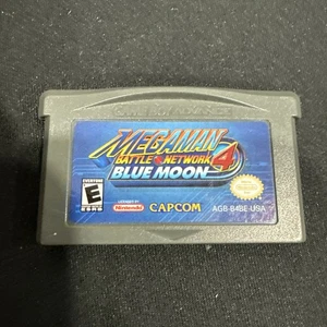 Mega Man: Battle Network 4 Blue Moon (Nintendo Game Boy Advance, 2003) Auténtico - Imagen 1 de 3