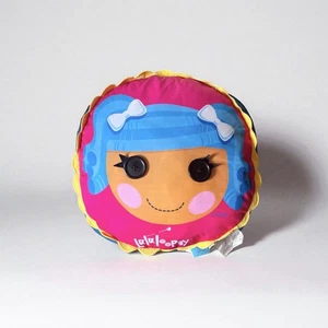 Cojín de almohada decorativo redondo rosa lalaloopsy raro MGA ojos de botón reales - Imagen 1 de 7