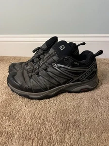 Salomon X Ultra Gortex Men's Trail Hiking Shoes Size 9 Gray & Black Tactical - Picture 1 of 10