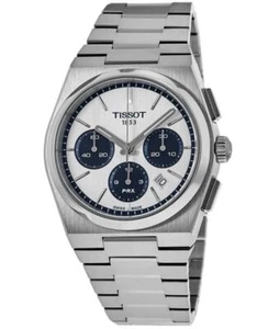 New Tissot PRX Automatic Chronograph White Dial Men's Watch T137.427.11.011.01 - Picture 1 of 4