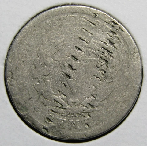 1897 US Liberty V Nickel 5 Cents Coin - Slightly Bent Cover