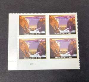 U.S. Express Mail Stamps #4269 Hoover Dam 2008 Pane Of Four $16.50 Mint NH - Picture 1 of 2