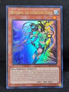 YuGiOh Neptabyss, der atlantische Prinz RA03-DE013 1. Auflage Ultra Rare NM - Bild 1 von 9