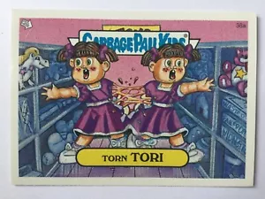 Garbage Pail Kids All New Series 2 Topps Sticker 38a Torn Tori - Picture 1 of 2